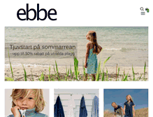 Tablet Screenshot of ebbekids.se